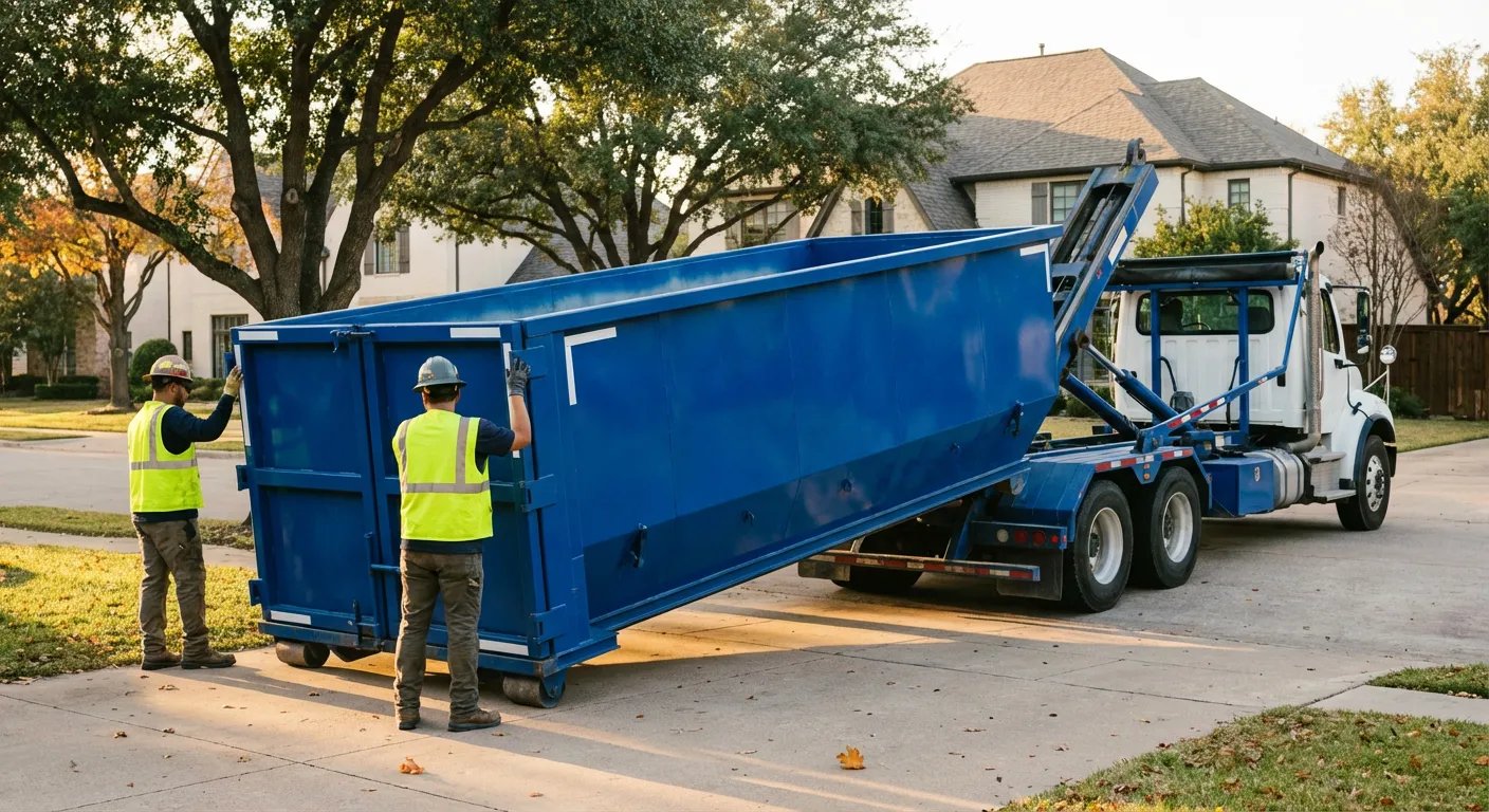 Roll-off dumpster rental service in Midland