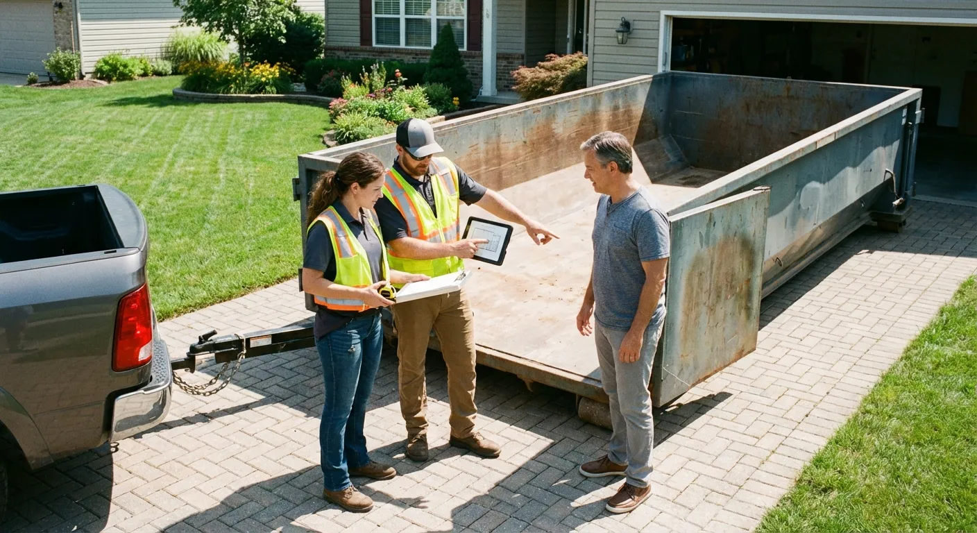 10 Yard Dumpster Rental Process in Midland, TX