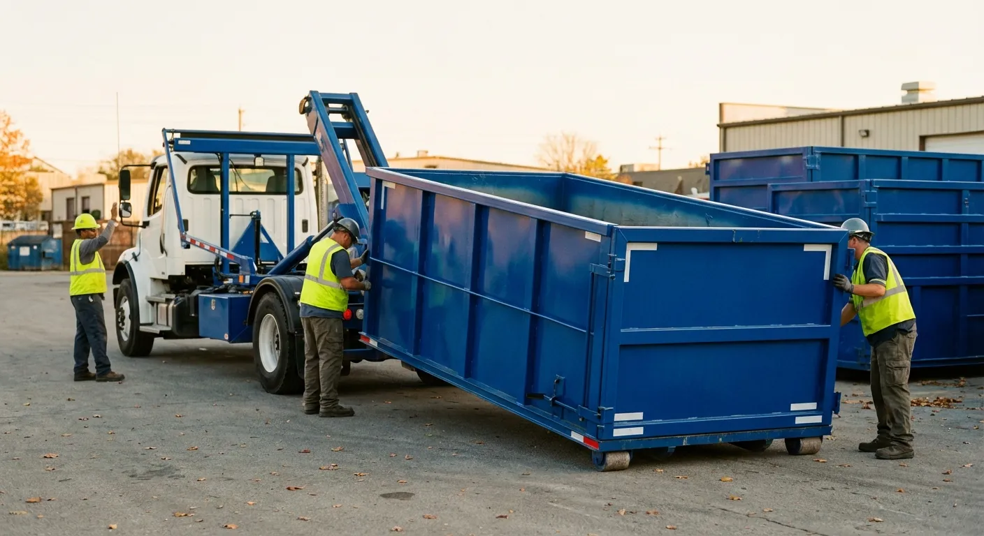 Commercial waste management and dumpster rental logistics in Midland, TX