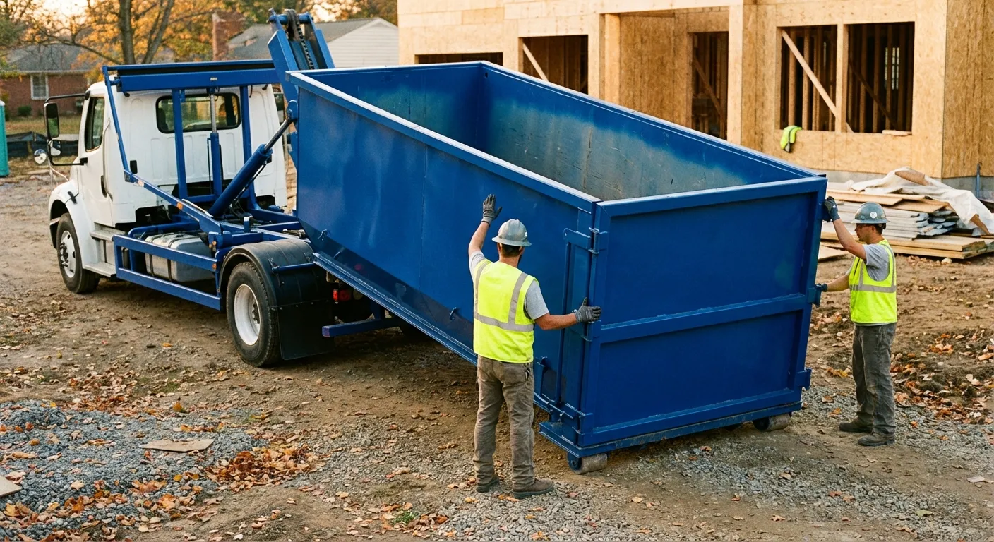 Construction dumpster delivery and waste management in Midland, TX