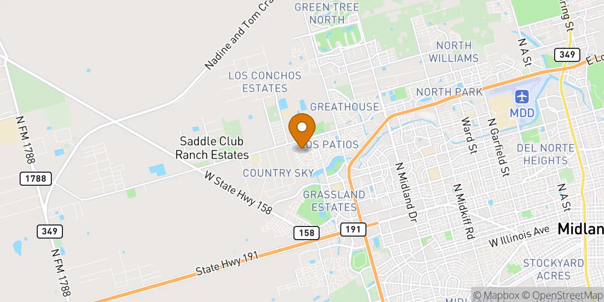 neighborhood map neighborhood map in Midland, TX