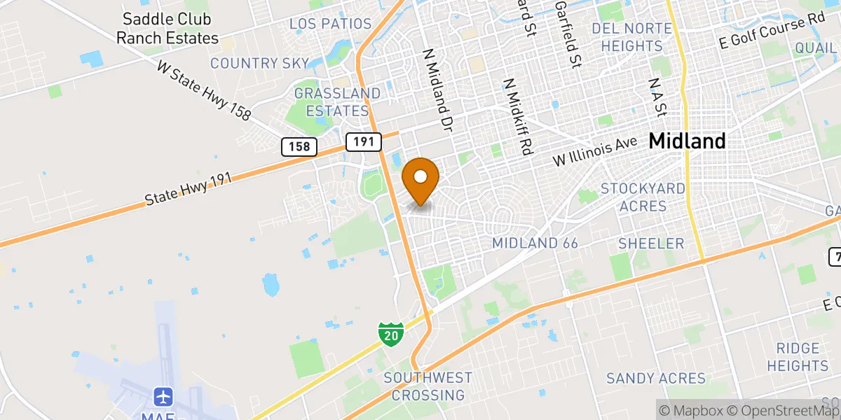 neighborhood map neighborhood map in Midland, TX