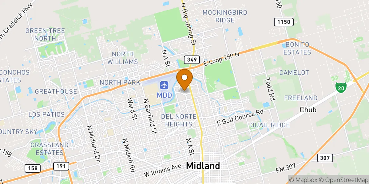 neighborhood map neighborhood map in Midland, TX