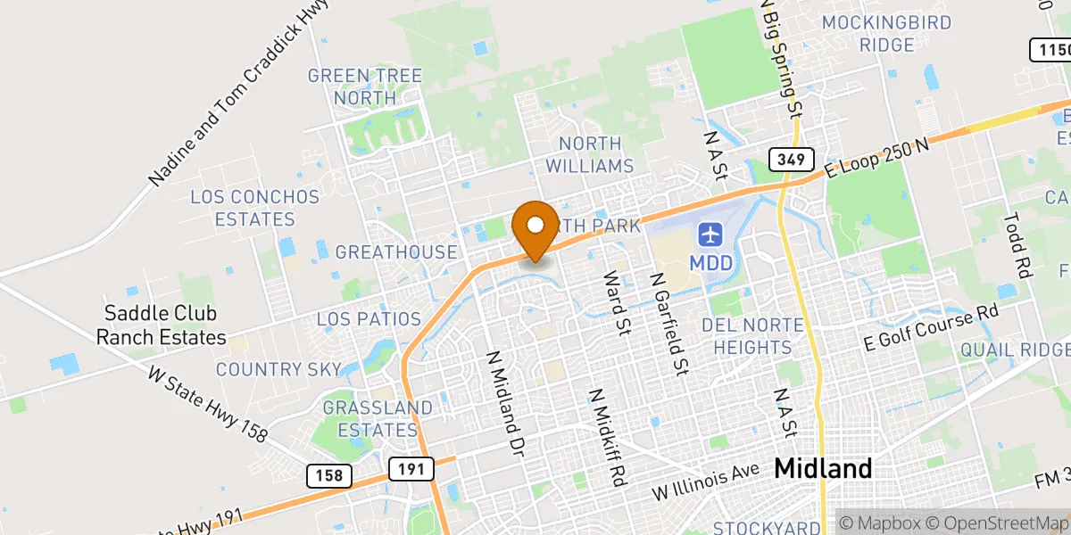 neighborhood map neighborhood map in Midland, TX